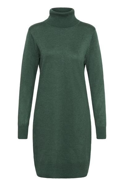 U6801, MilaSZ Rollneck Dress June Bug Melange - 30501696 Thumbnail