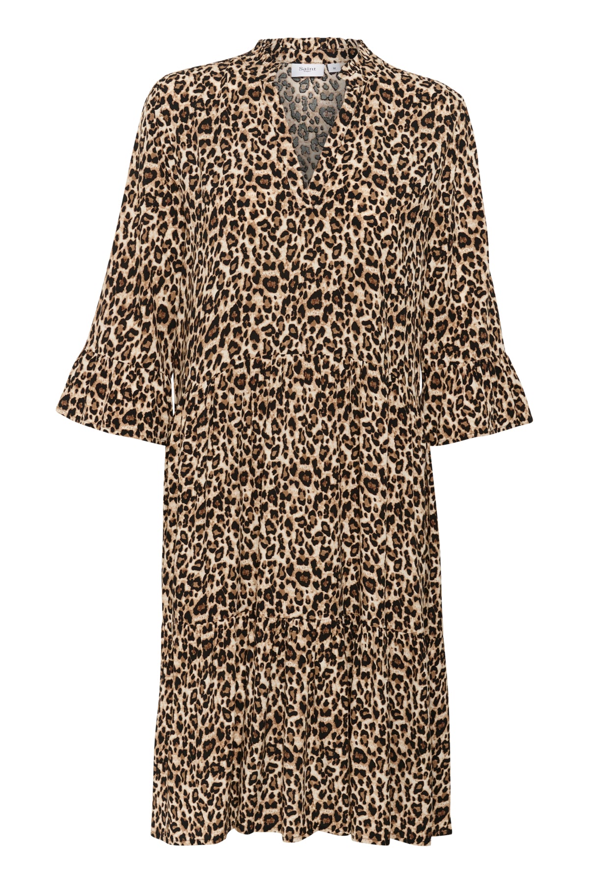 EdaSZ Dress Black Reg Leo - 30510220