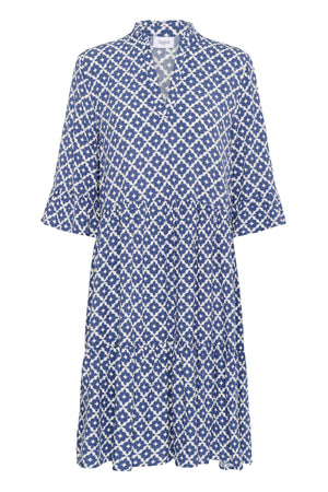 EdaSZ Dress BlueIndigo Maroc Tiles - 30510220
