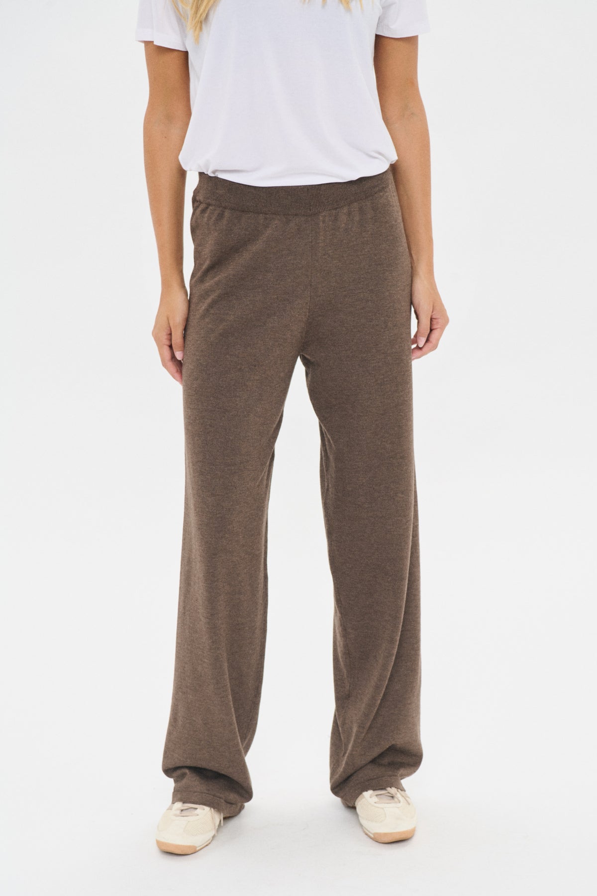 MilaSZ Pants 30511095 Major Brown Melange