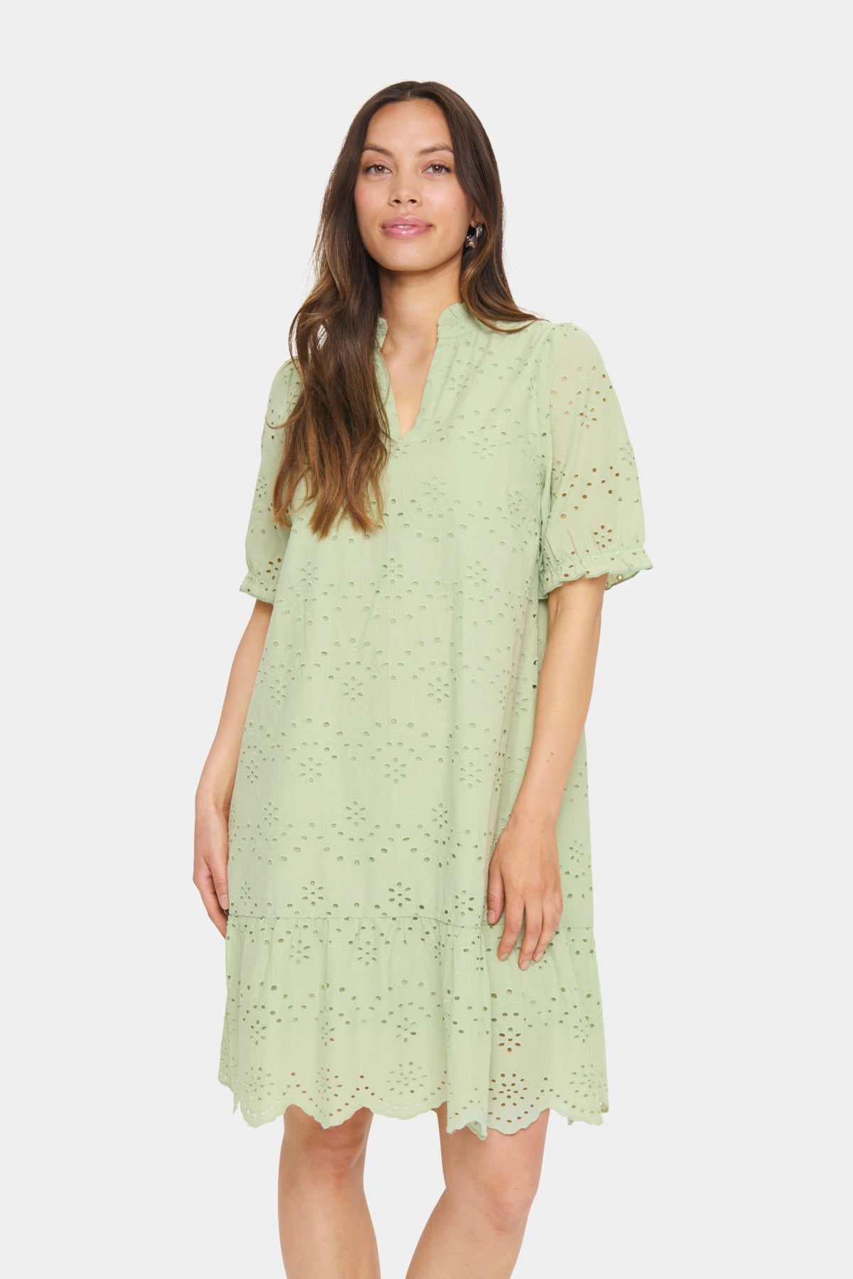 GeleksaSZ Dress Smoke Green - 30511180