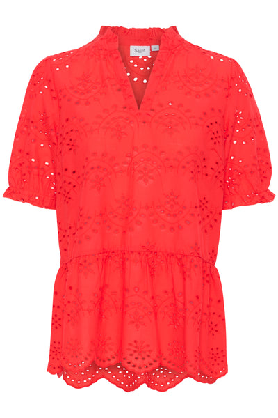 GeleksaSZ Blouse Flame Scarlet - 30511181 Thumbnail