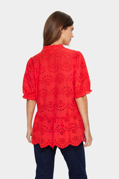 GeleksaSZ Blouse Flame Scarlet - 30511181 Thumbnail