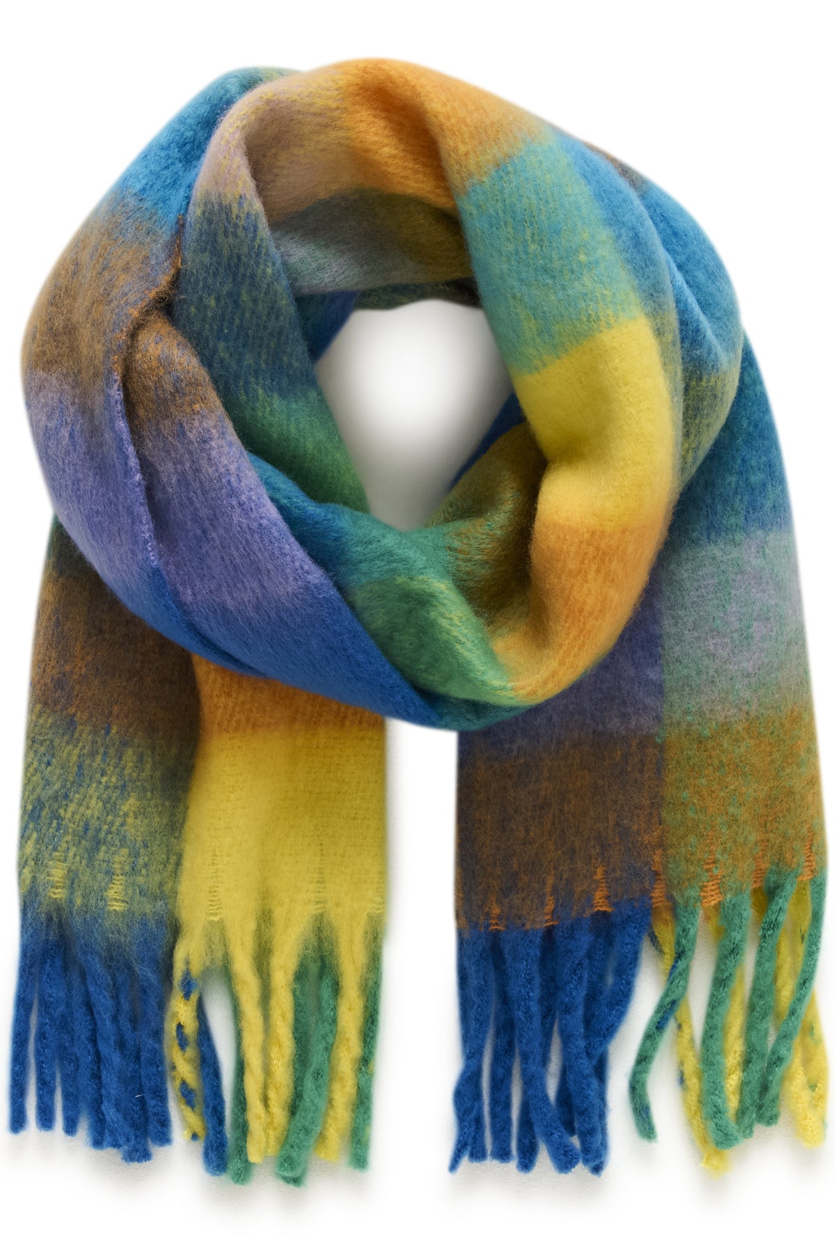 FalbertaSZ Scarf Green Multi Check - 305032 - 30513171