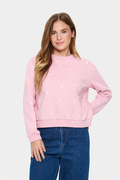 DagnaSZ Sweatshirt Pink Nectar Ice Harts - 30513176 Thumbnail