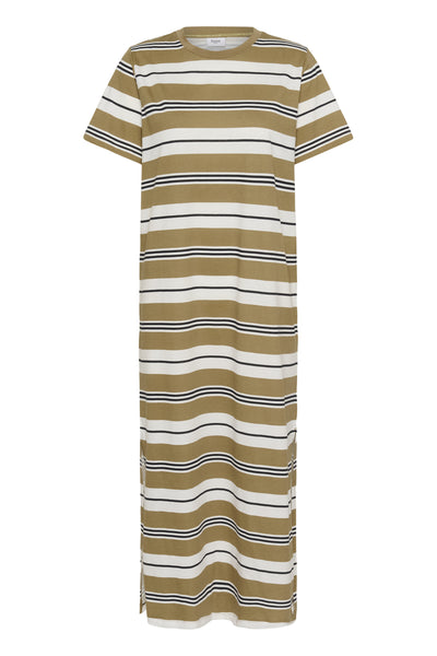 FariaSZ T-Shirt Dress Kelp Ice Black Stripe - 30513436 Thumbnail
