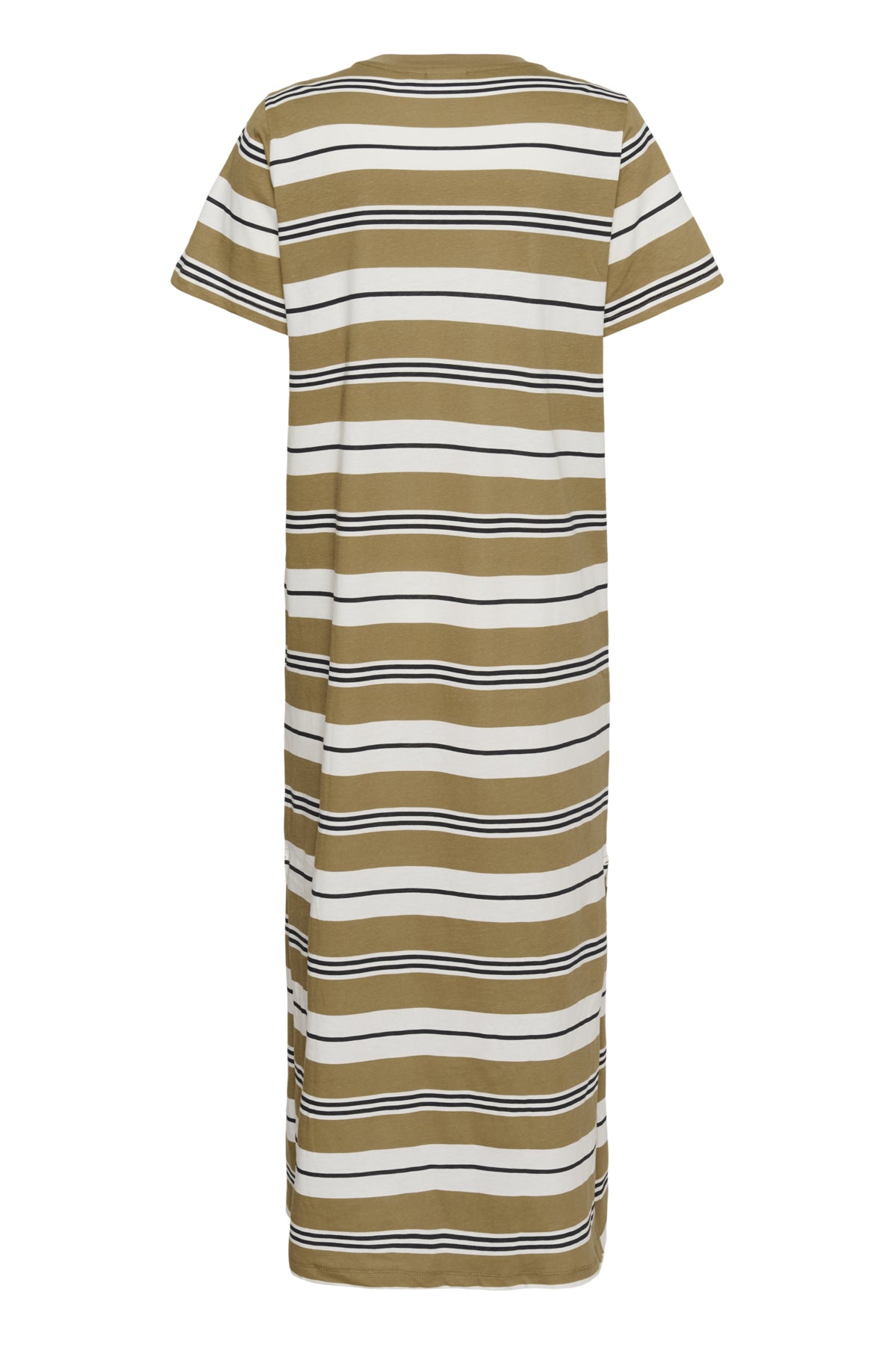 FariaSZ T-Shirt Dress Kelp Ice Black Stripe - 30513436