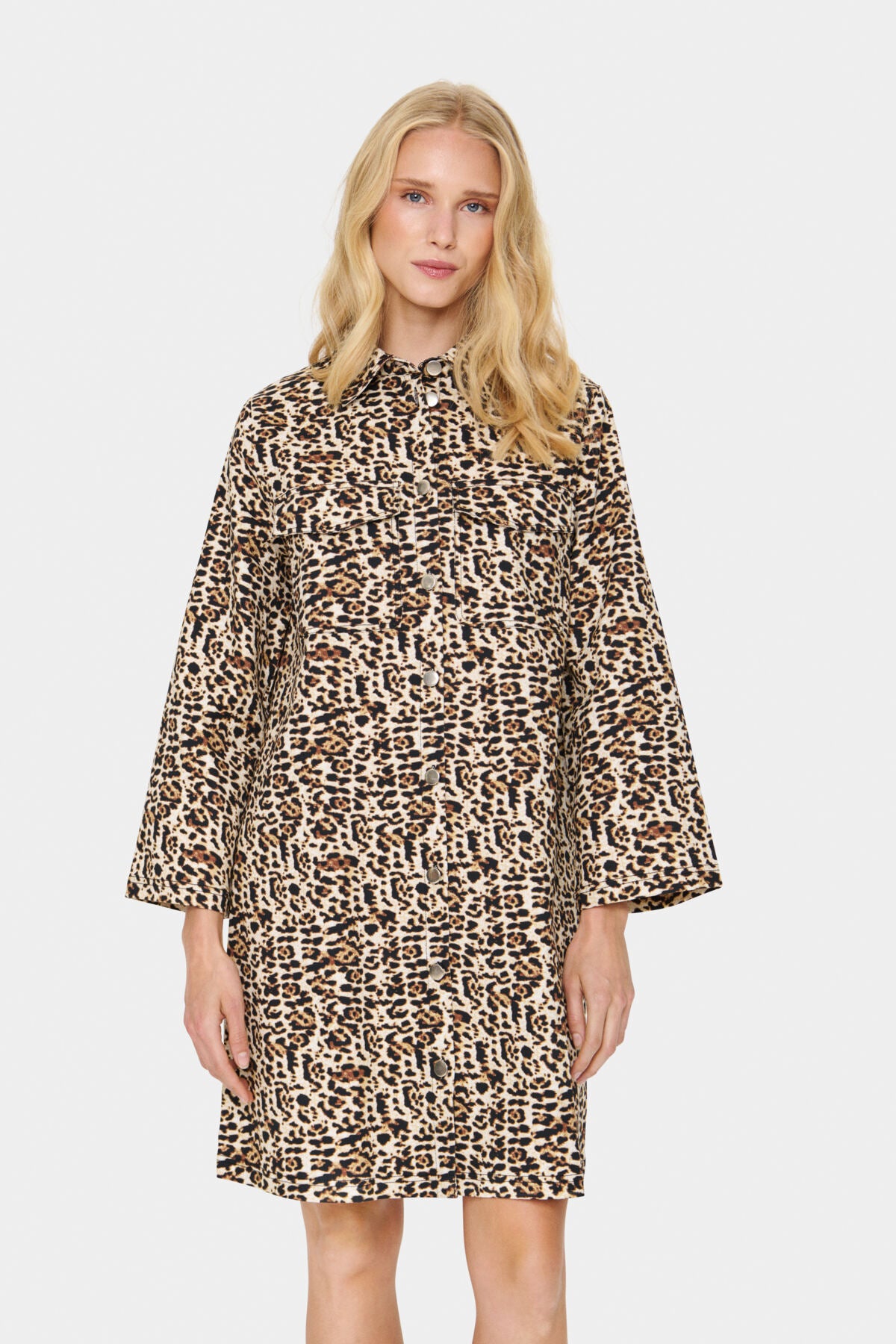 ZeekaSZ Dress Black Denim Leopard - 30514041