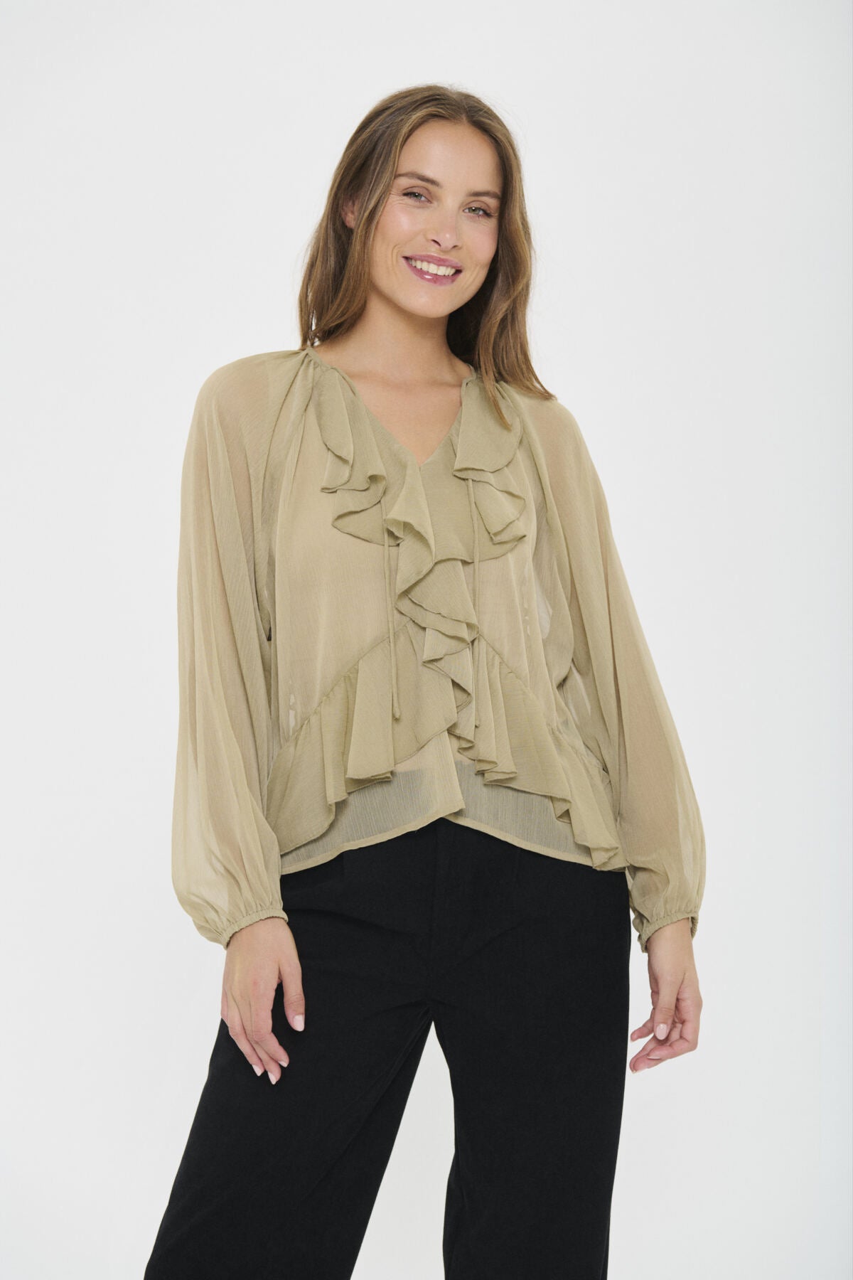 JacelynSZ Blouse 30514487 Silver Sage