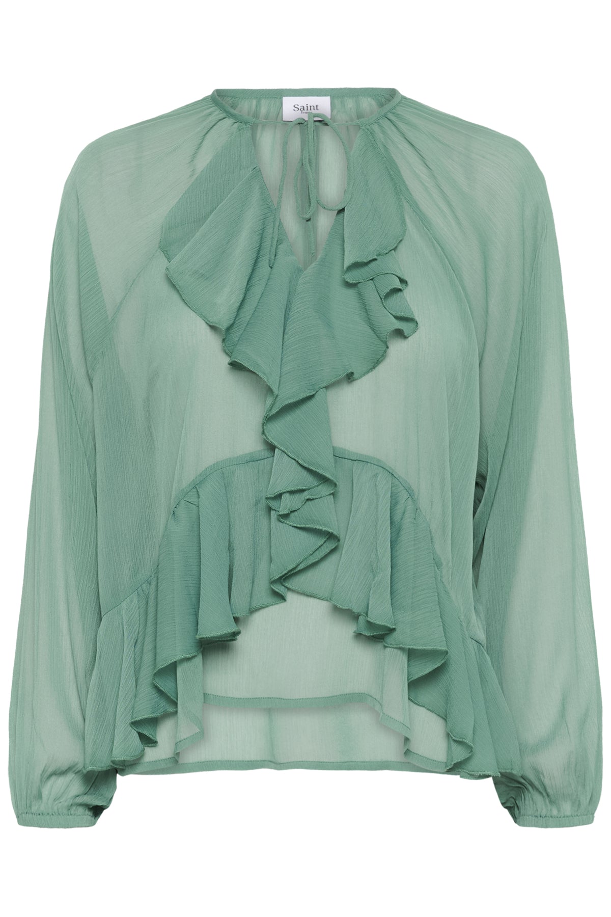 JacelynSZ Blouse 30514487 Sagebrush Green