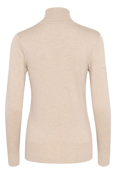 Astrid Roll Neck Feather Gray Melange - 500023 Thumbnail