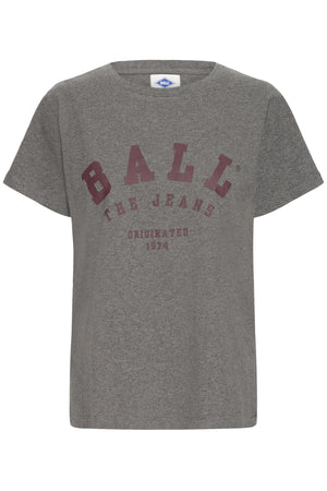 BAMALDINI TSHIRT Dark grey melange - 50405122