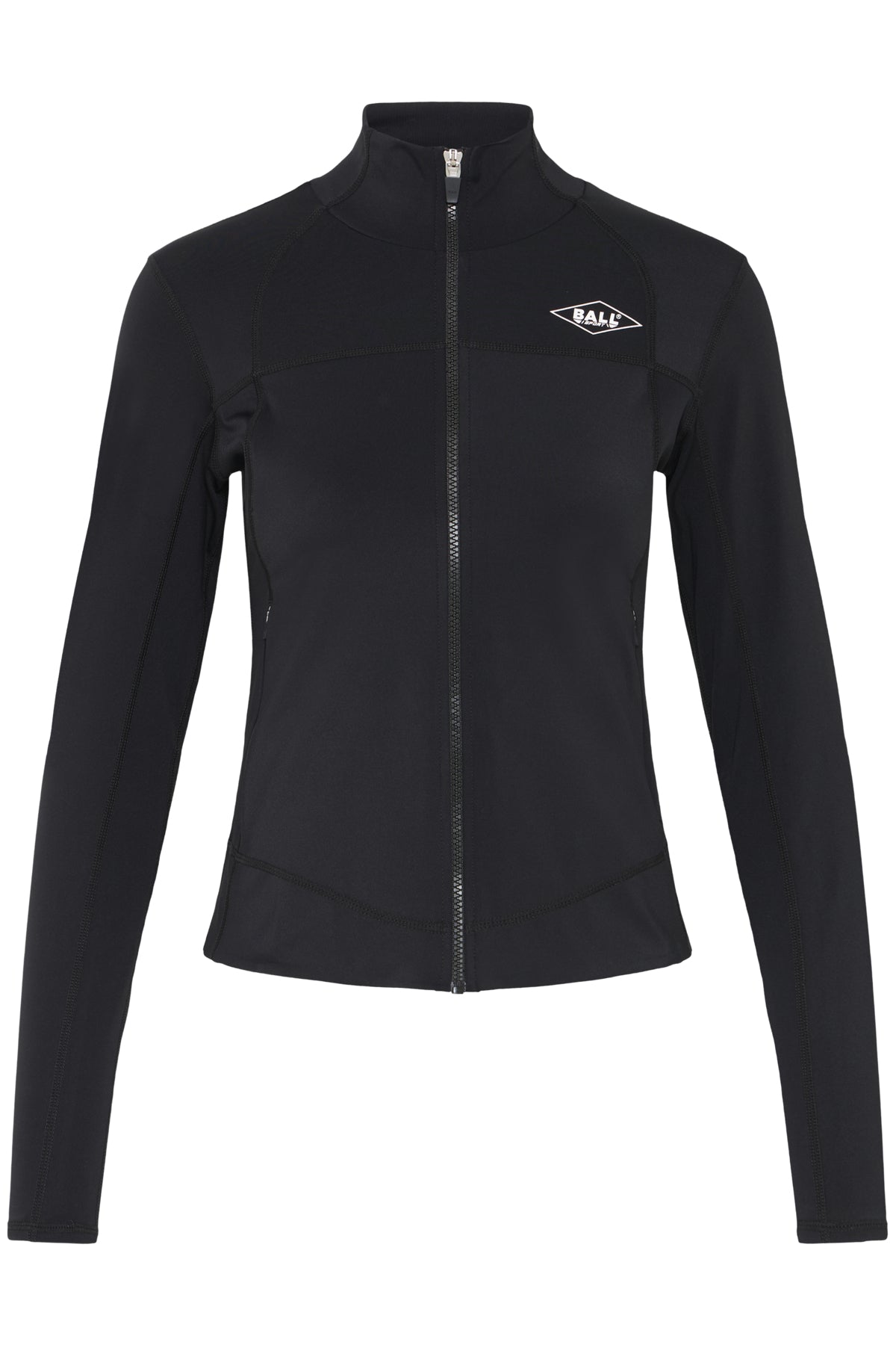 BAFORMA LS ZIPBLOUSE Black - 193911 - 50405369