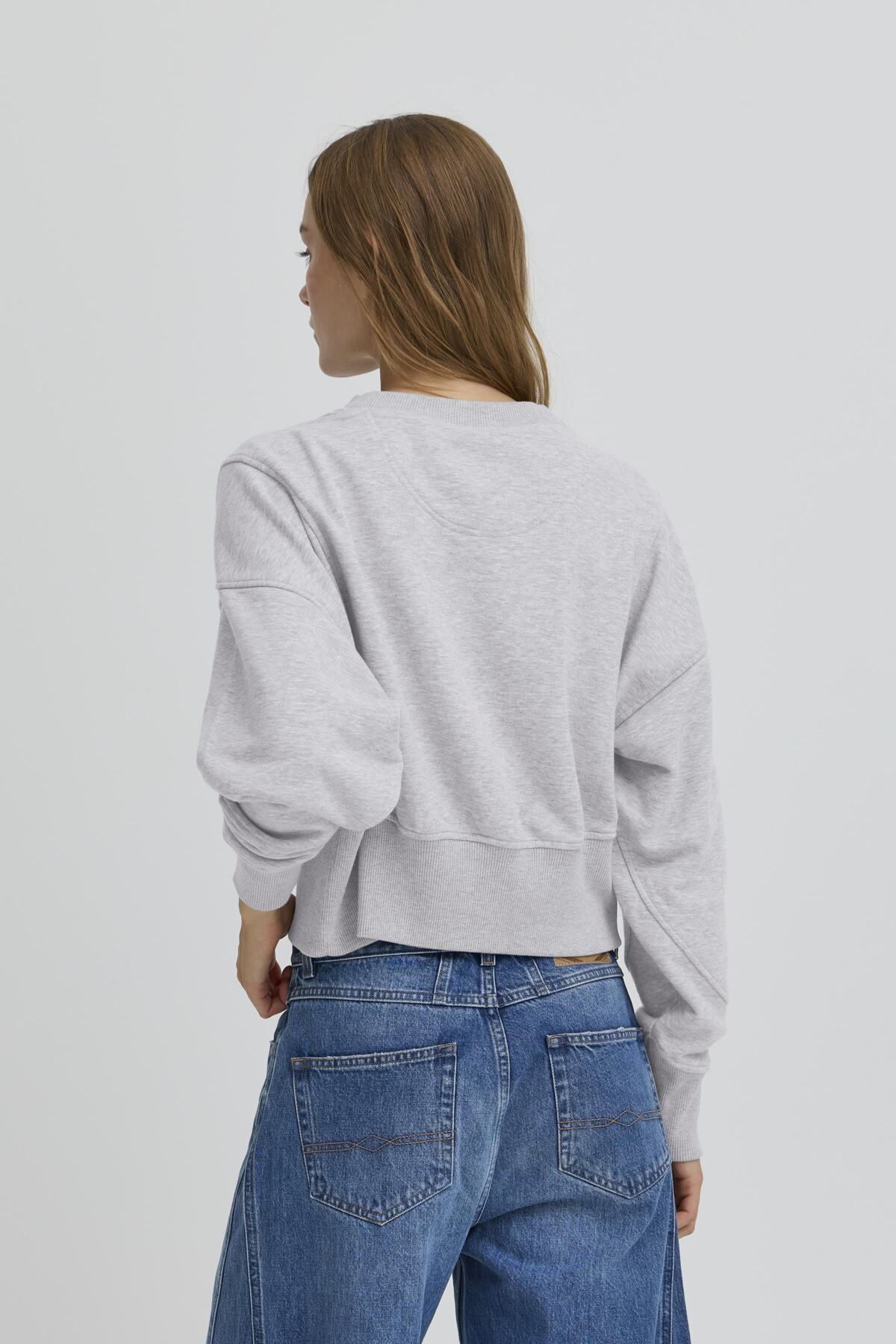 BAALBERTA SWEATSHIRT MEDIUM GRAY MELANGE - 90000593 - 50408096