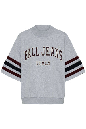 BAARIAN SS SWEAT MEDIUM GRAY MELANGE - 90000593 - 50408100