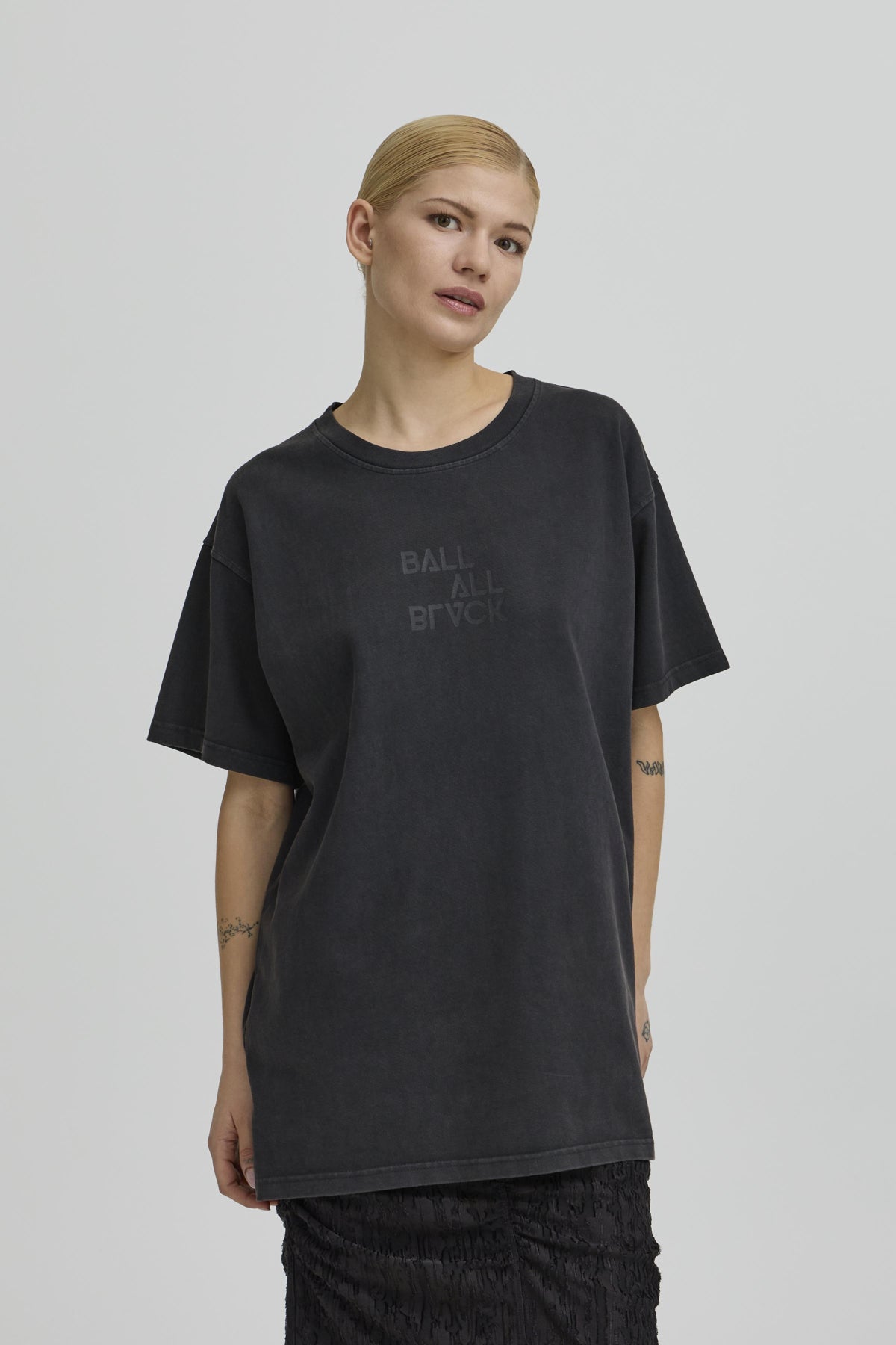 BASALVIRA BOXY TEE Black - 193911 - 50408152
