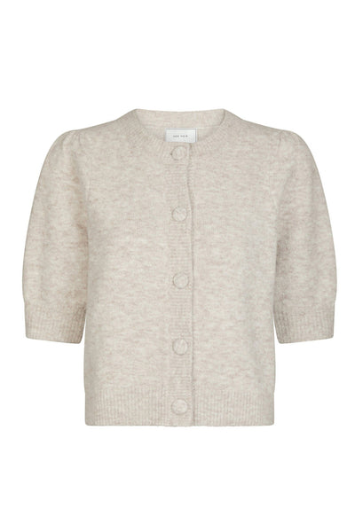 TRUDY CARDIGAN BEIGE MELANGE - 160760 Thumbnail