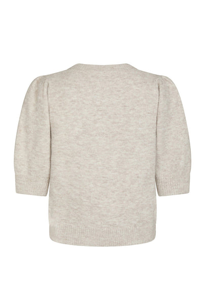 TRUDY CARDIGAN BEIGE MELANGE - 160760 Thumbnail