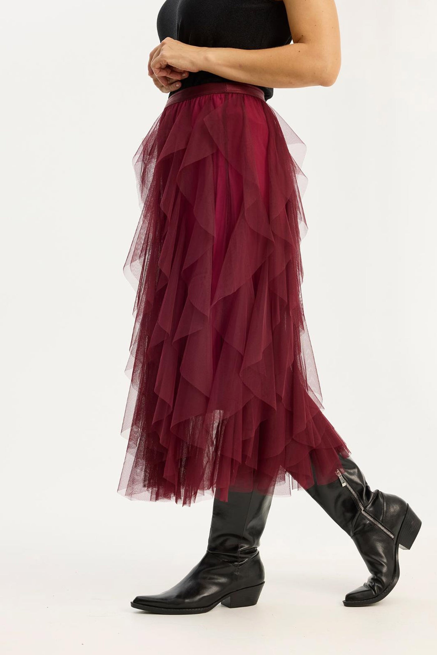 Adeline skirt Burgundy - 16903