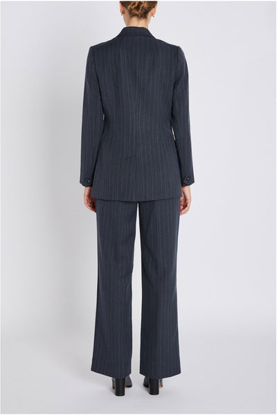 ApricotBBLinda blazer Herringbone blue pin stripe - BBW4413 Thumbnail