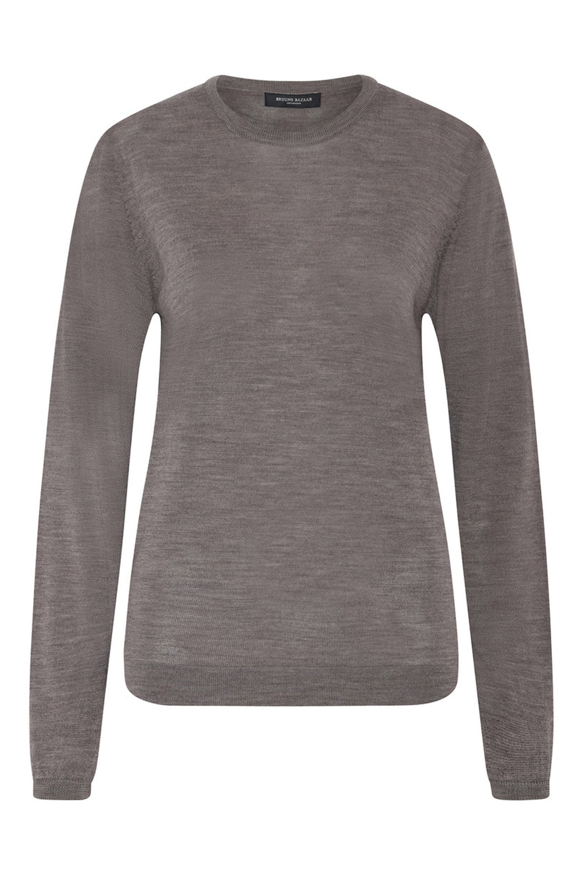 CharleneBBRound Neck knit Concrete Melange - BBW4182