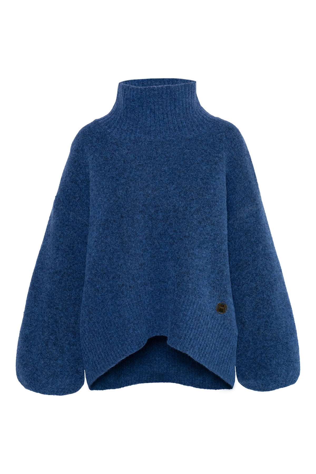 FAM Patch Short Sweater 4007True Navy - 2530120412