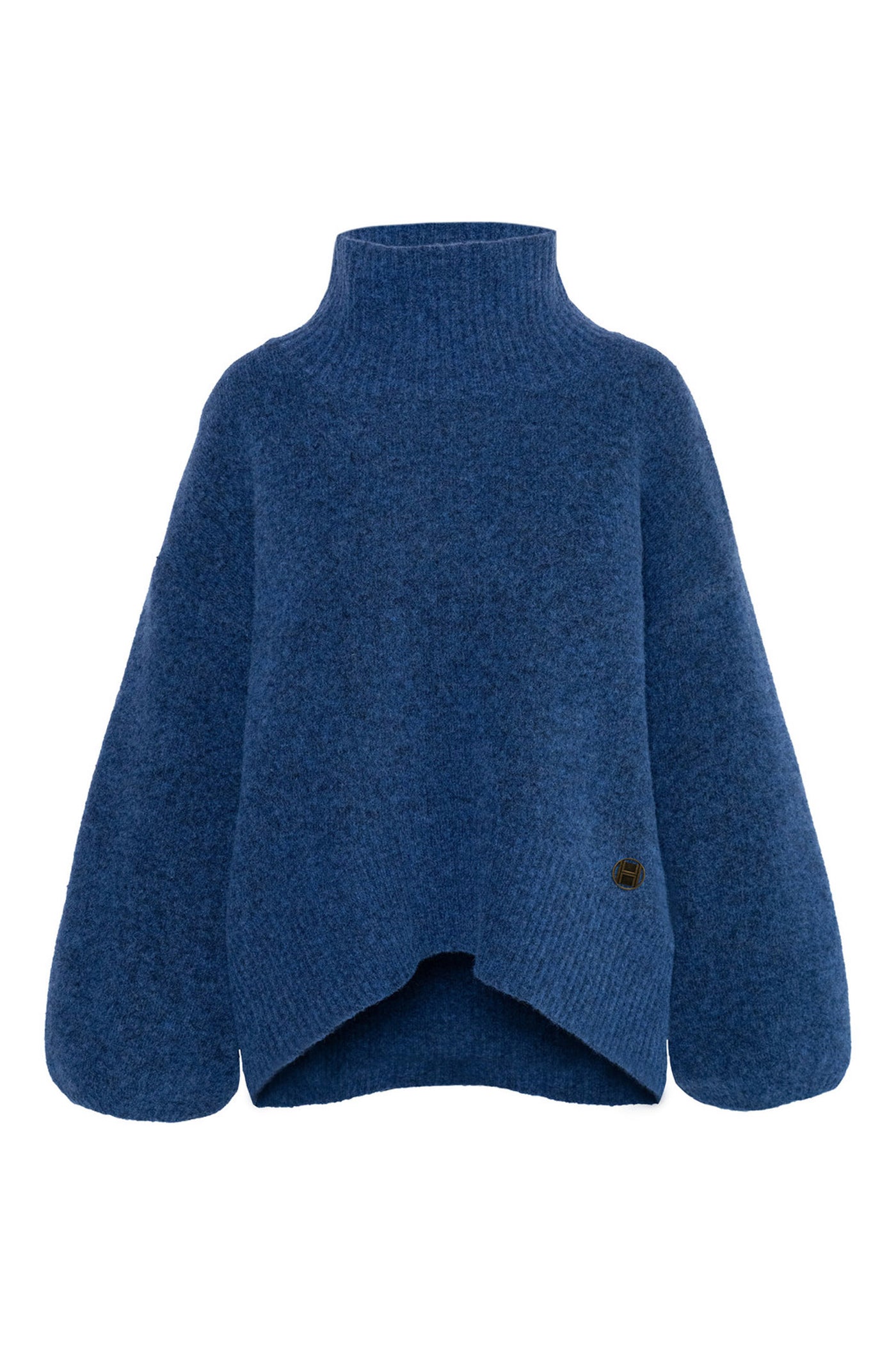 FAM Patch Short Sweater 4007True Navy - 2530120412