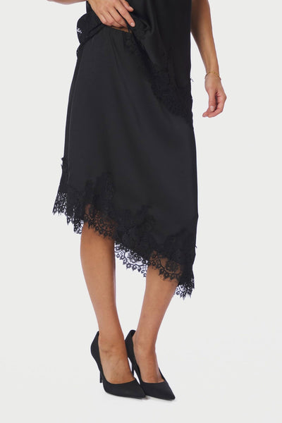Fiora Lace Skirt Black - 167417 Thumbnail