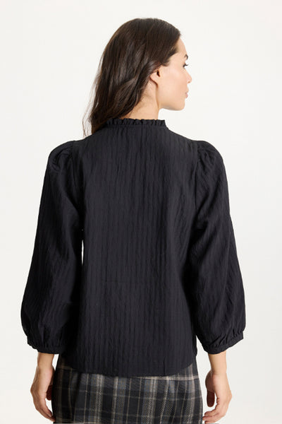 Franny blouse SORT - 16759 Thumbnail