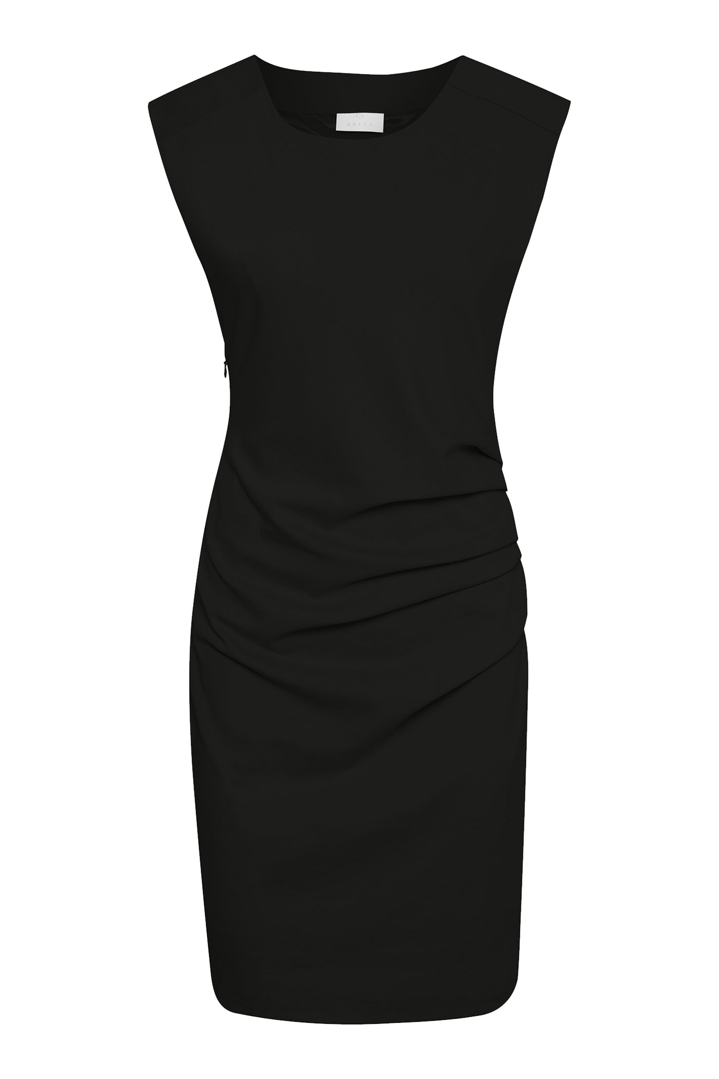 India Round-Neck Dress Black deep - 501002