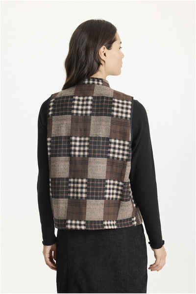 Irene vest Brown - 16820 Thumbnail