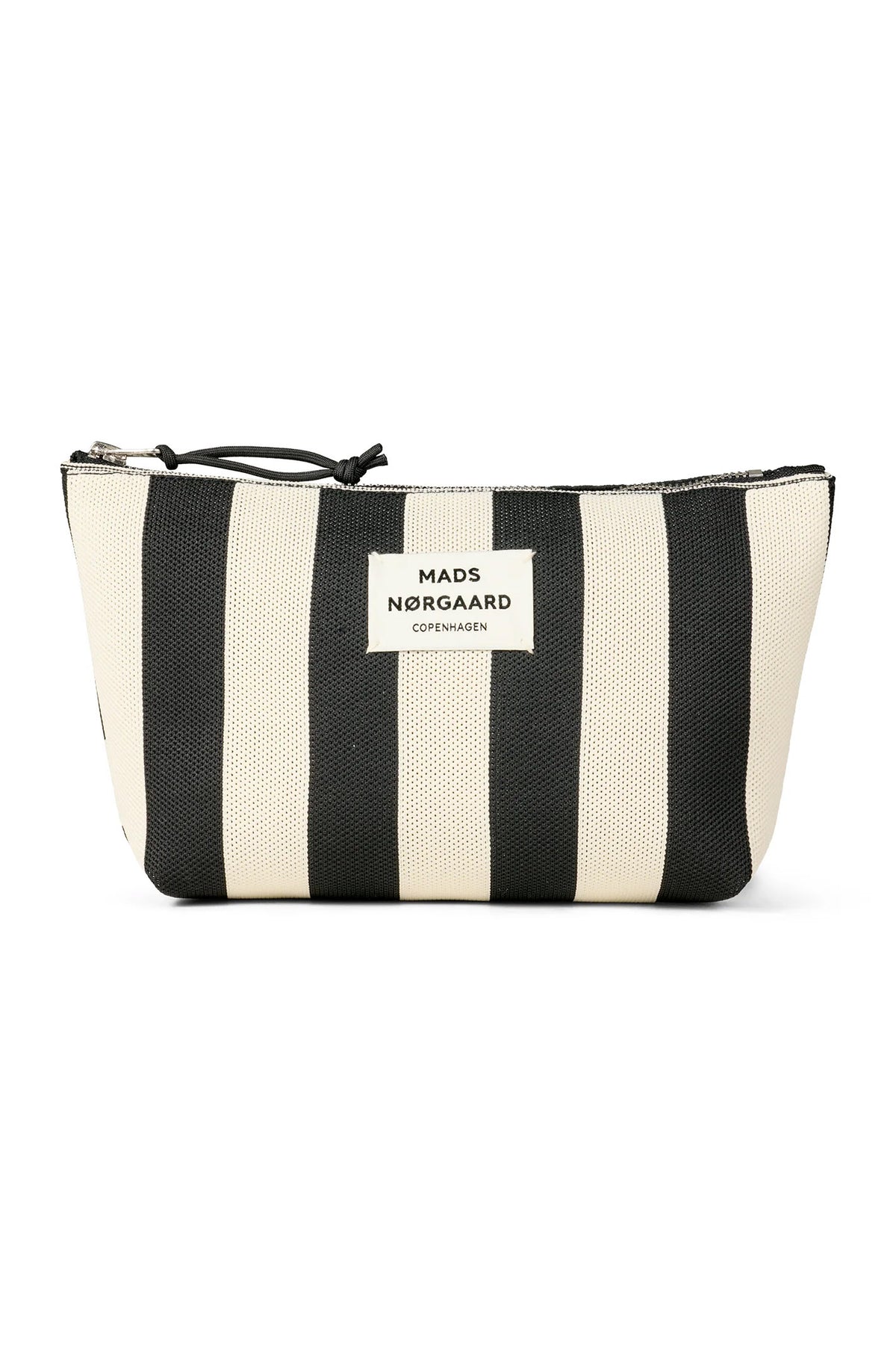 Knit Stripe Hof Make-Up Bag Black - 205181