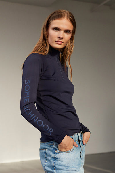 MALLORYSW T-SHIRT LONG SLEEVE Navy - SNOS411 Thumbnail