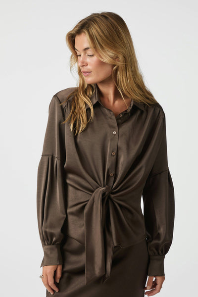 NAJA SATIN Dark brown - 160801 Thumbnail