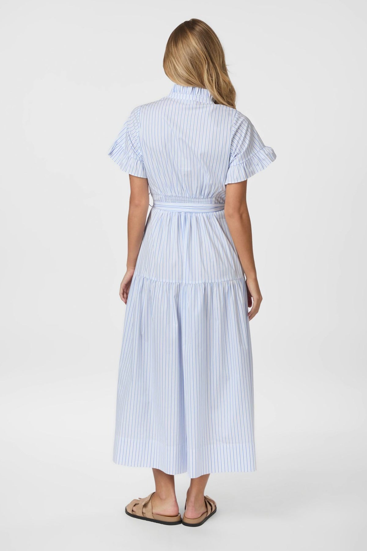 NESSIE STRIPE FALL White / light blue - 165936