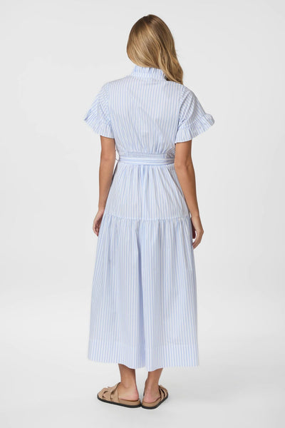 NESSIE STRIPE FALL White / light blue - 165936 Thumbnail