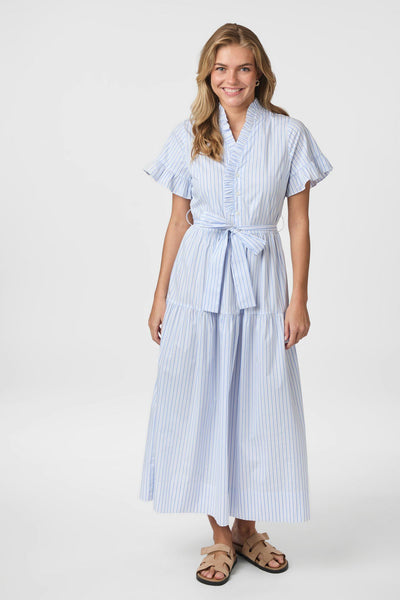 NESSIE STRIPE FALL White / light blue - 165936 Thumbnail