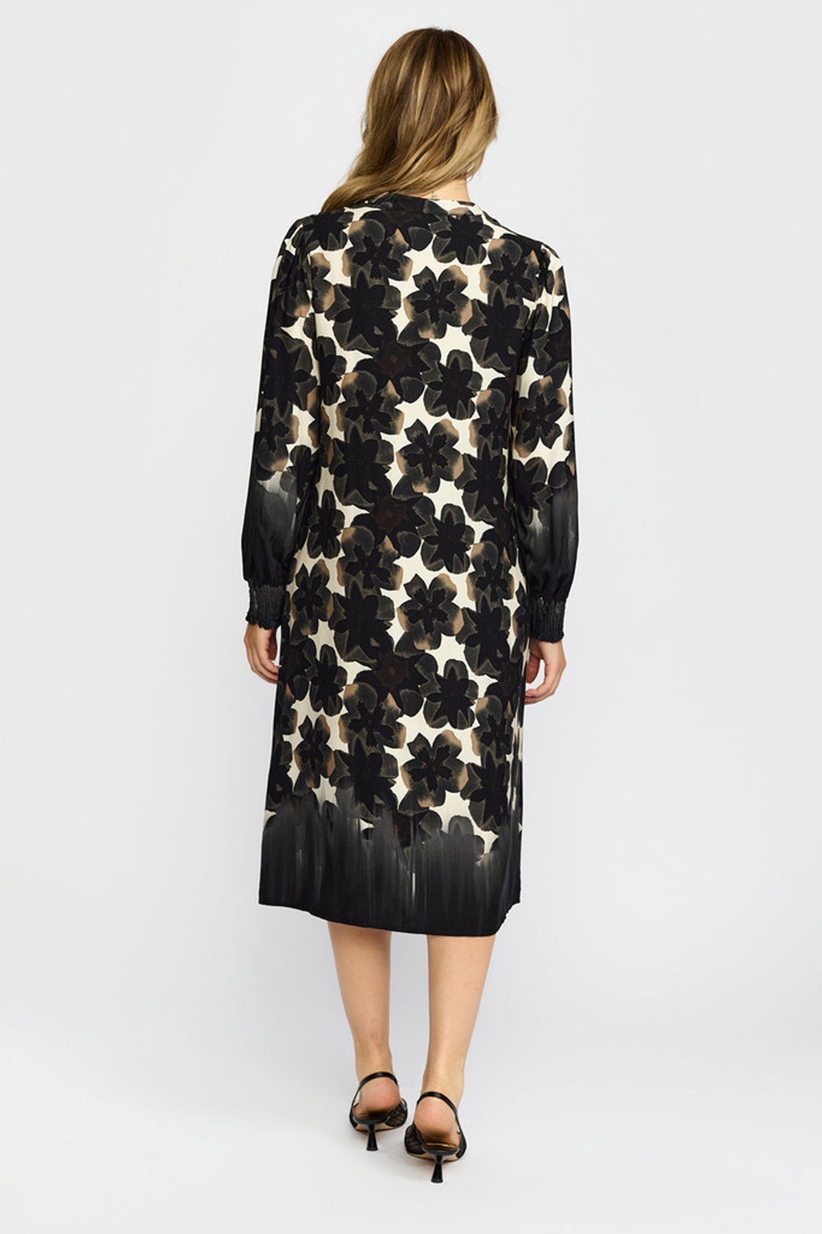 Ria BLACK FLOWER BORDER - 1021413