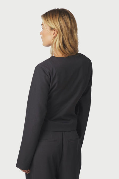 Simmi Eyelet Blouse Eyelet dif DARK GREY - 166960 Thumbnail