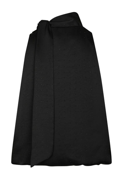 Veda Heavy Sateen Bedaz Top Black - 167432 Thumbnail