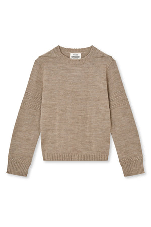 Wool Karoline Sweater BEIGE MELANGE - 205014