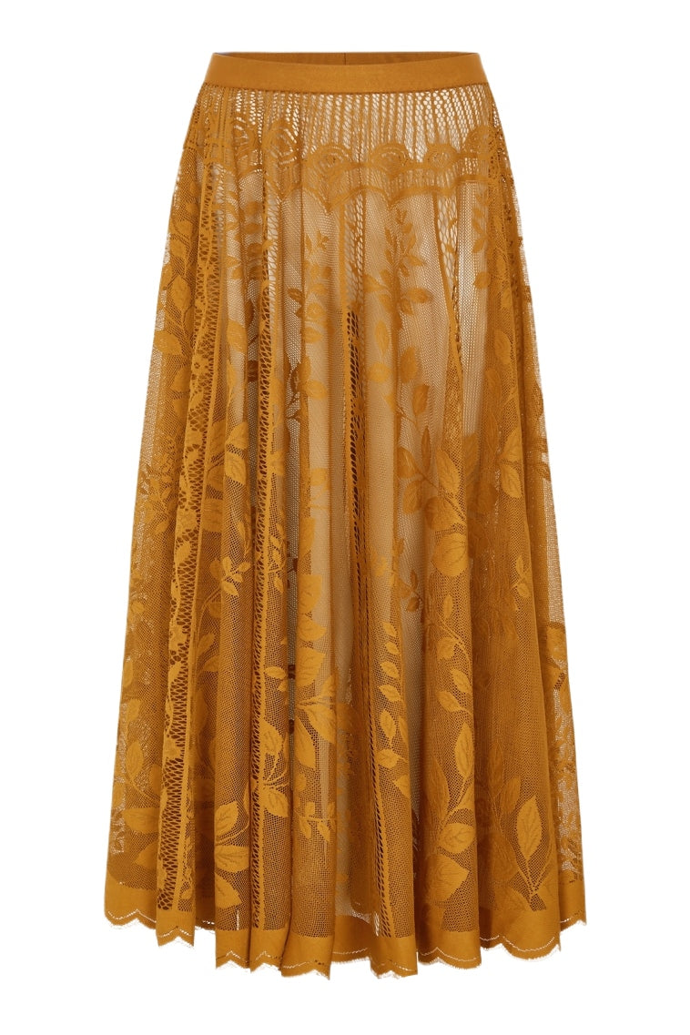 Collinsll Midi Skirt RUST - 26493-2035