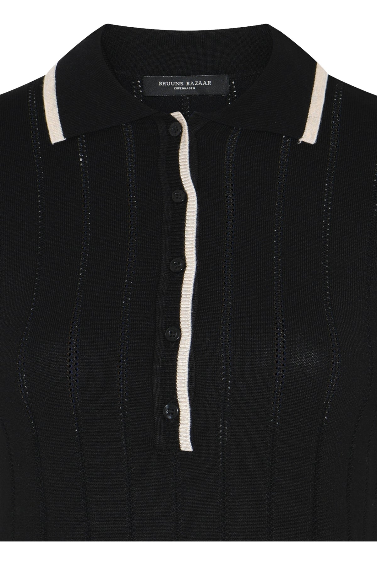 Anemonebbvalnenzia Knit Polo Black - BBW5020