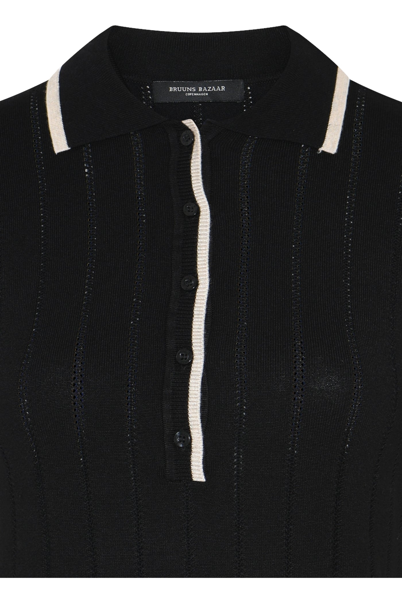 Anemonebbvalnenzia Knit Polo Black - BBW5020