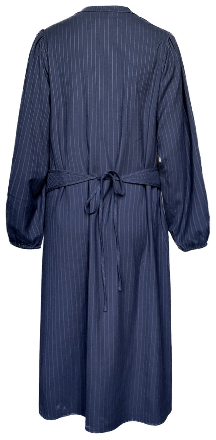 ParisLL Midi Dress LS 27 Dark Navy - 90072-3014