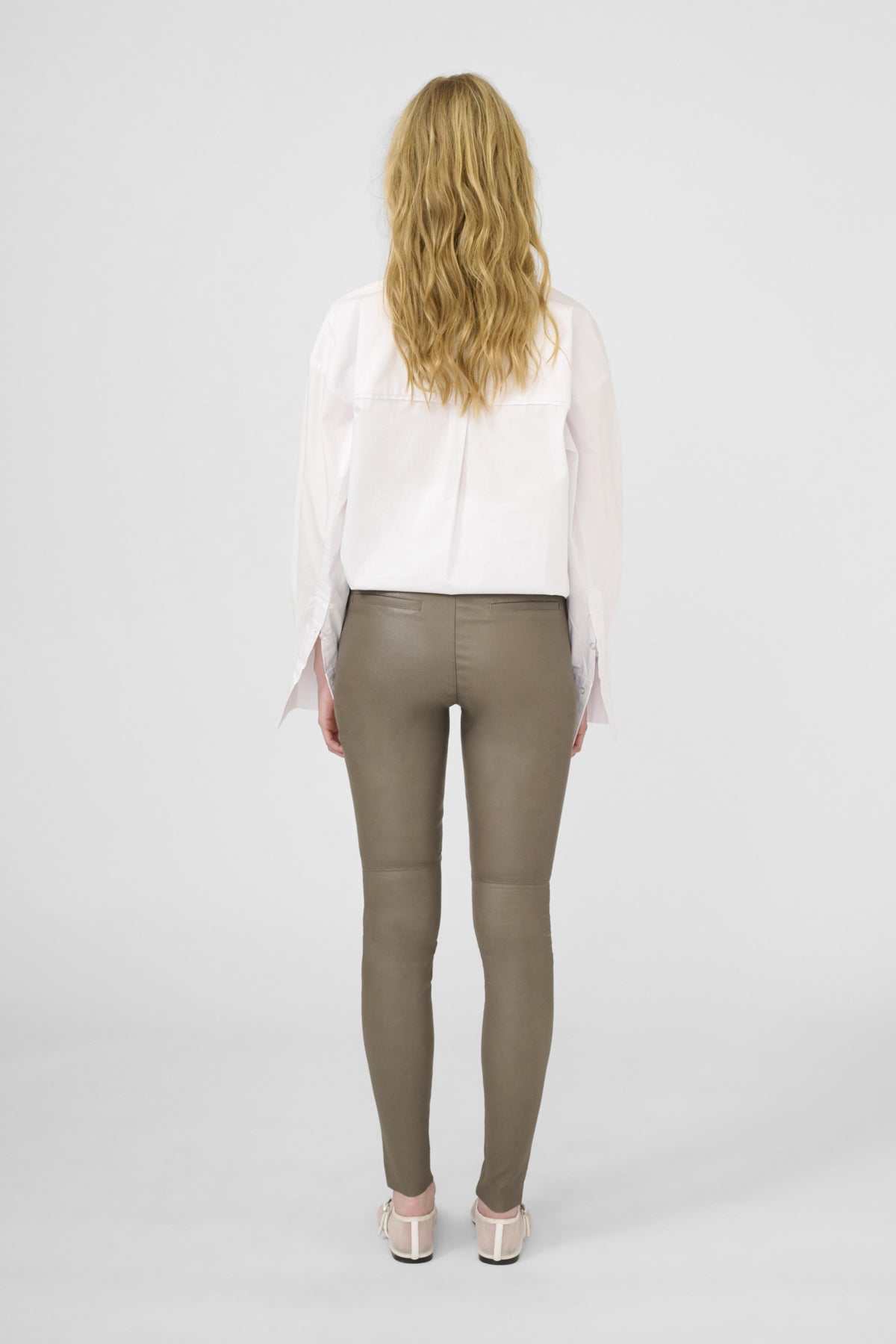 MemeKB Leather Pants WALNUT - 10102014