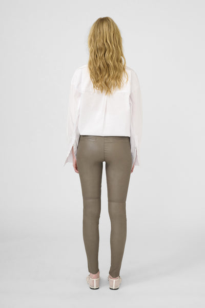 MemeKB Leather Pants WALNUT - 10102014 Thumbnail