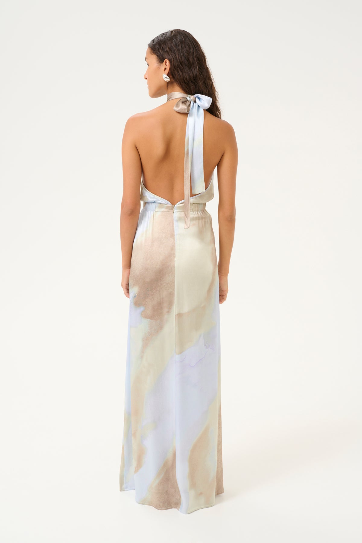 OlgaKB Long Dress Olga print Heather - 10104937