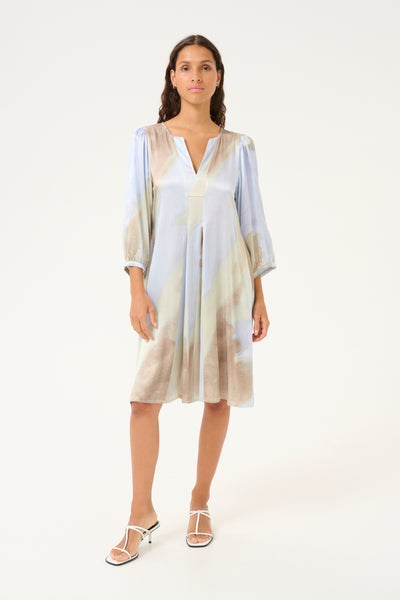 OlgaKB Indie Dress Olga print Heather - 10104939 Thumbnail