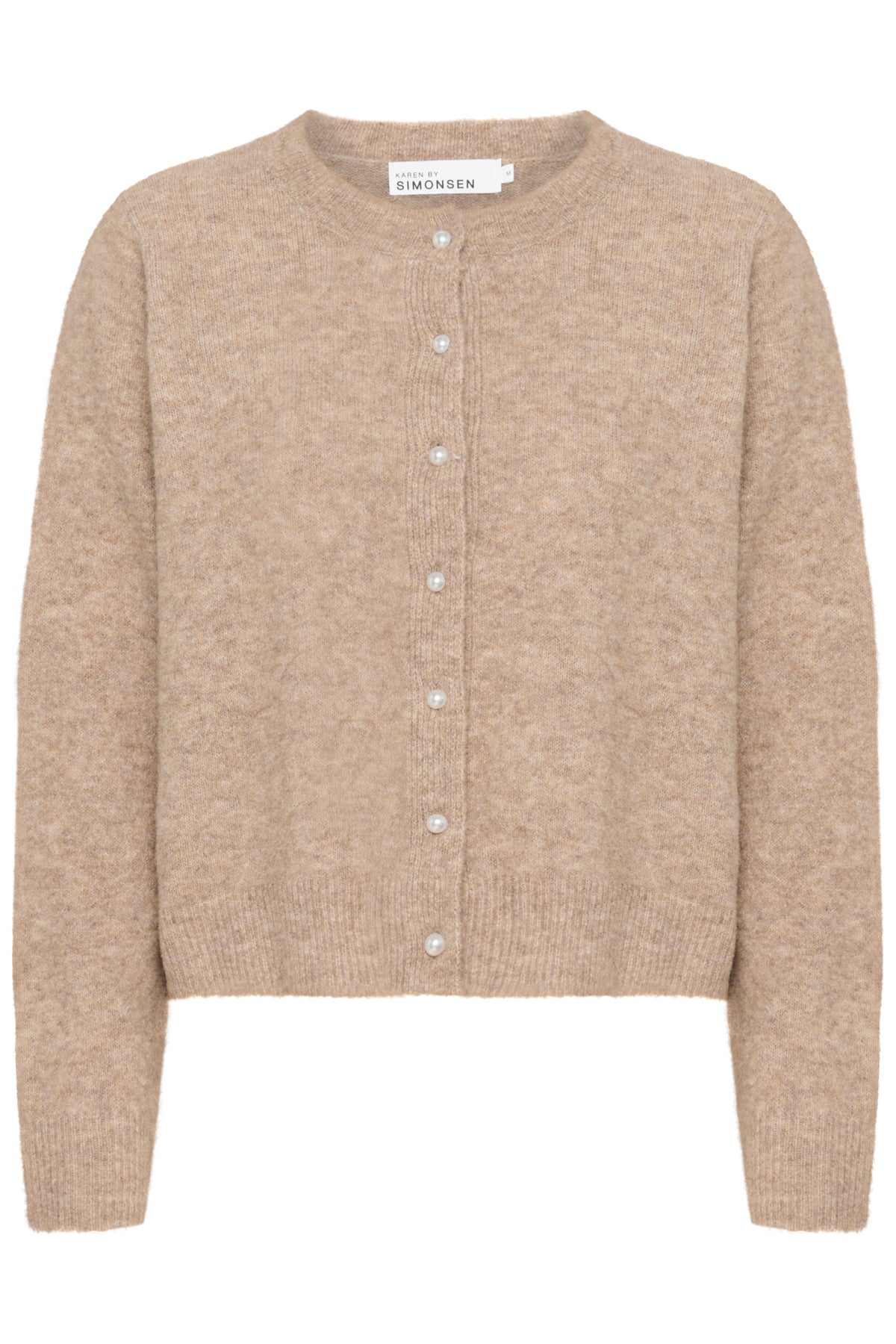 KBNoabelle Plain Cardigan WALNUT - 10105345